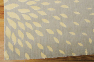 Nourison Capri CAP2 Grey Area Rug 6' X 8' Corner Shot