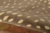 Nourison Capri CAP2 Mocha Area Rug 6' X 8' Texture Shot