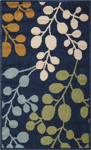 Nourison Caribbean CRB01 Navy Area Rug