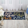 Nourison Caribbean CRB01 Navy Area Rug Room Image Feature