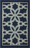 Nourison Caribbean CRB05 Navy Area Rug 1'9'' X 2'9''