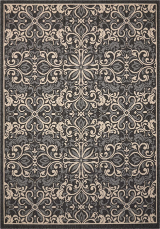 Nourison Caribbean CRB12 Charcoal Area Rug main image