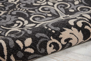 Nourison Caribbean CRB12 Charcoal Area Rug Detail Image