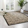 Nourison Caribbean CRB12 Ivory/Charcoal Area Rug Room Image Feature