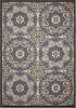 Nourison Caribbean CRB15 Ivory/Charcoal Area Rug