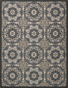 Caribbean CRB15 Ivory/Charcoal Area Rug by Nourison Main Image