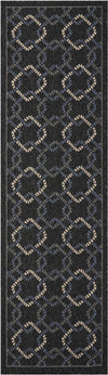 Nourison Caribbean CRB16 Charcoal Area Rug 2'3'' X 7'6'' Runner