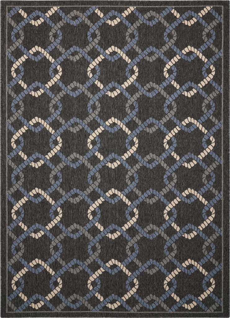 Nourison Caribbean CRB16 Charcoal Area Rug main image
