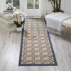Nourison Caribbean CRB16 Ivory Blue Area Rug Room Image