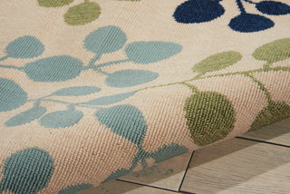 Nourison Caribbean CRB01 Ivory Area Rug Detail Image