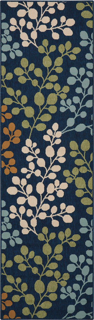 Nourison Caribbean CRB01 Navy Area Rug