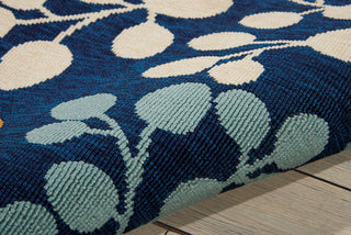 Nourison Caribbean CRB01 Navy Area Rug Detail Image