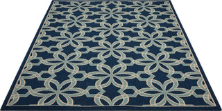 Nourison Caribbean CRB05 Navy Area Rug Main Image