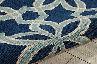 Nourison Caribbean CRB05 Navy Area Rug Detail Image