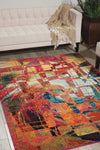 Nourison Celestial CES06 Stained Glass Area Rug Room Image