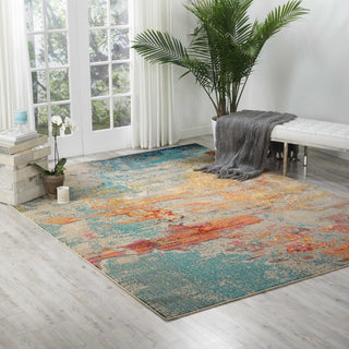 Nourison Celestial CES02 Sealife Area Rug Room Image