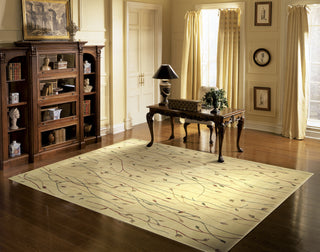 Nourison Cambridge CG04 Ivory Area Rug 8' X 11' Room Shot Feature