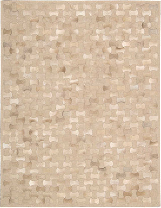 Nourison Chicago CHI01 Beige Area Rug by Joseph Abboud 6' X 8'