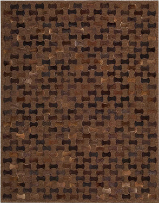 Nourison Chicago CHI01 Chocolate Area Rug by Joseph Abboud 6' X 8'