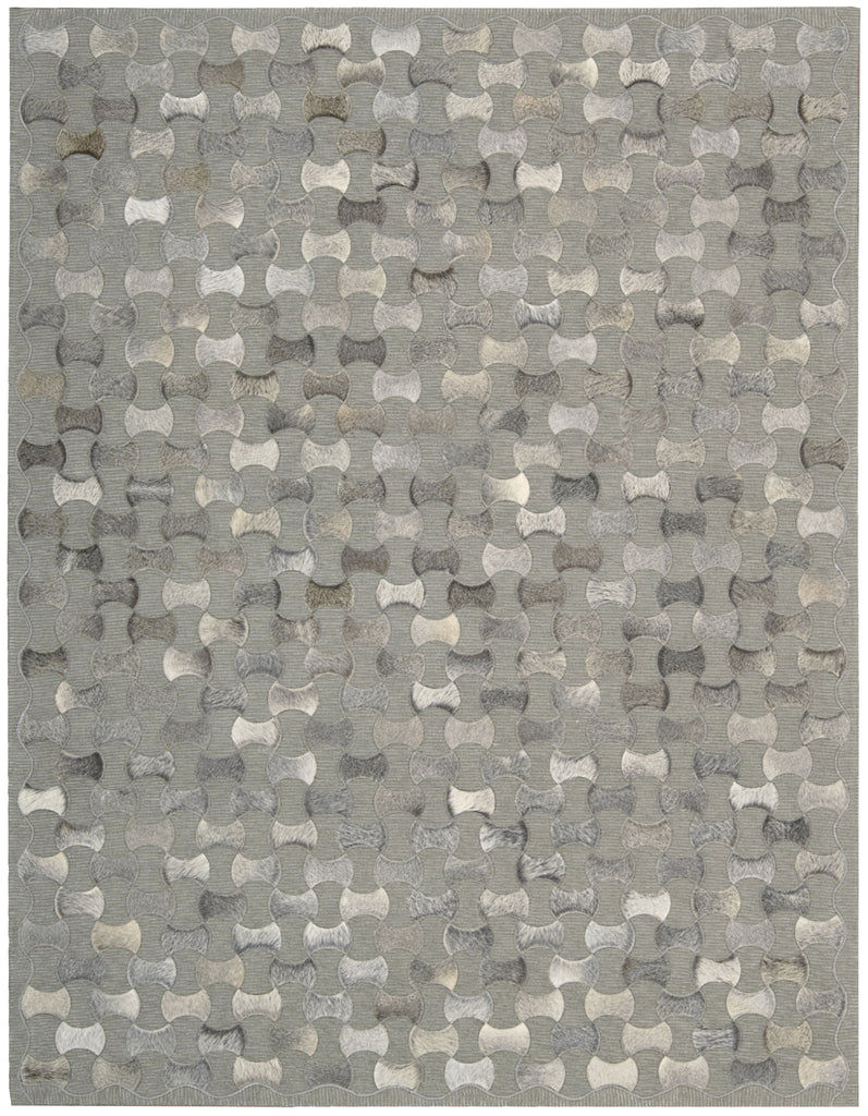 Nourison Chicago CHI01 Grey Area Rug by Joseph Abboud main image