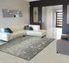 Nourison Contour CON03 Stone Area Rug 5' X 8' Living Space Shot Feature