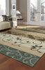 Nourison Contour CON10 Green Area Rug 5' X 8' Living Space Shot Feature