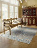 Nourison Contour CON25 Ocean Sand Area Rug 5' X 8' Living Space Shot Feature