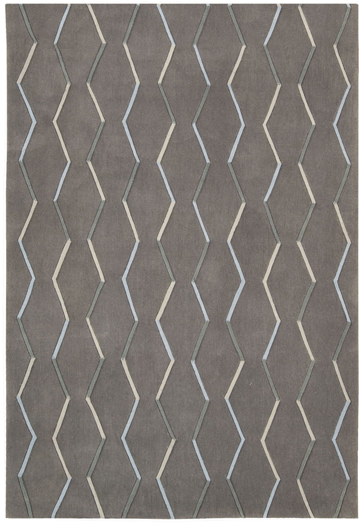 Nourison Contour CON43 Charcoal Area Rug main image