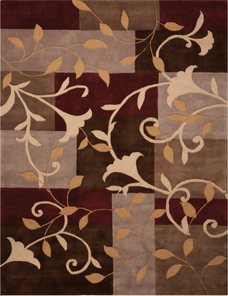 Nourison Contour CON01 Mocha Area Rug 