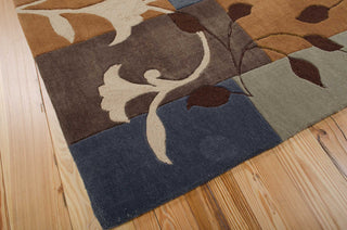 Nourison Contour CON01 Multicolor Area Rug Corner Image