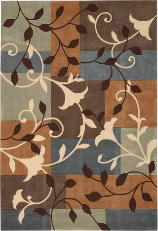 Nourison Contour CON01 Multicolor Area Rug Main Image