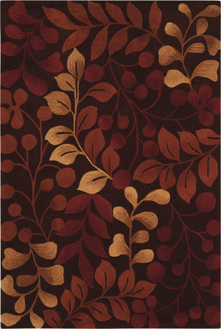 Nourison Contour CON02 Chocolate Area Rug