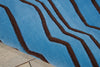 Nourison Contour CON04 Azure Area Rug Detail Image