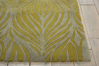 Nourison Contour CON06 Green Area Rug Detail Image