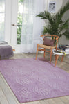 Nourison Contour CON06 Lavender Area Rug Room Image Feature