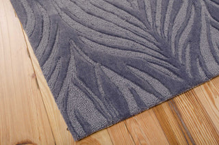 Nourison Contour CON06 Slate Area Rug Corner Image