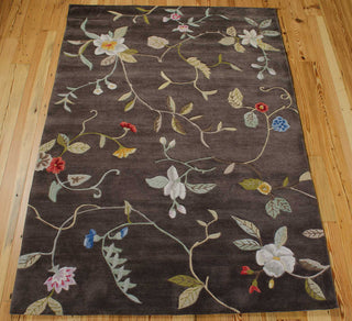 Nourison Contour CON12 Tobacco Area Rug Room Image Feature