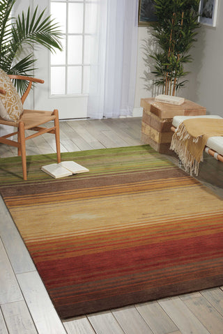 Nourison Contour CON15 Harvest Area Rug Room Image Feature