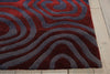 Nourison Contour CON24 Sangria Area Rug Detail Image