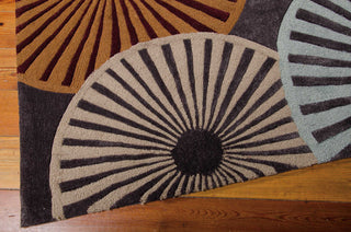 Nourison Contour CON26 Multicolor Area Rug Corner Image