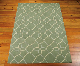 Nourison Contour CON41 Sage Area Rug Main Image Feature