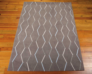 Nourison Contour CON43 Charcoal Area Rug Room Image Feature