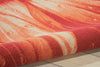 Nourison Coastal CSTL2 Red Area Rug Detail Image