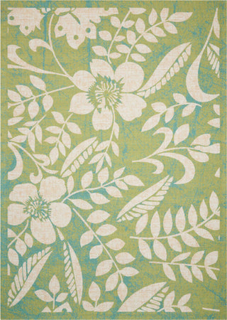 Nourison Coastal CSTL3 Green Area Rug main image