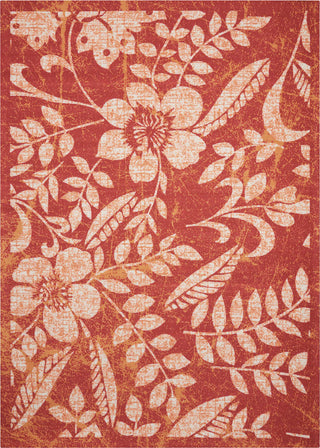 Nourison Coastal CSTL3 Red Area Rug main image