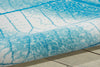 Nourison Coastal CSTL4 Aqua Area Rug Detail Image