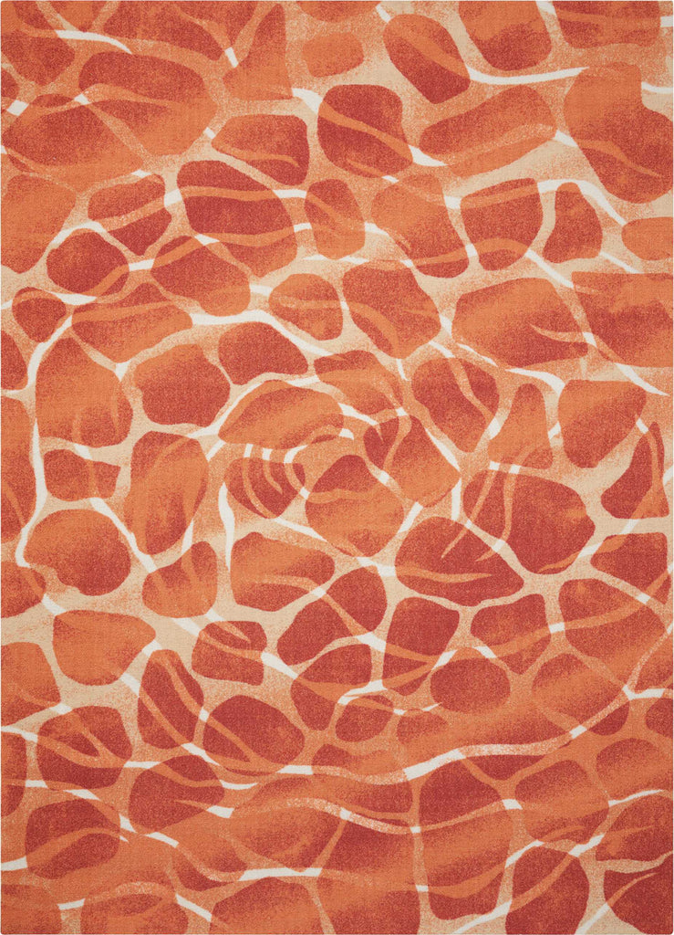 Nourison Coastal CSTL5 Orange Area Rug main image