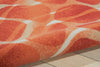 Nourison Coastal CSTL5 Orange Area Rug Detail Image