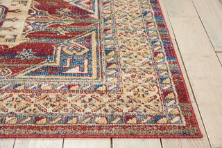 Nourison Covina COV01 Brick Area Rug Detail Image