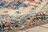 Nourison Covina COV01 Ivory Blue Area Rug Detail Image